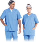 Unisex-Krankenhaushemd HOSPITAL BLUE