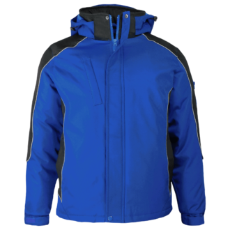 Giacca da lavoro invernale con cappuccio BLIZZARD BLUE