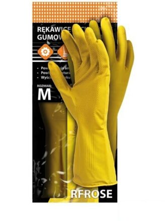 Guanti da lavoro in gomma LATEX ROSE