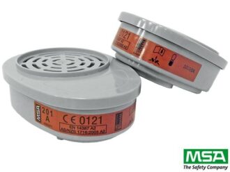 Filtro antivapori A2 per semimaschere MSA, 2 pezzi