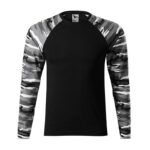 Langärmliges T-Shirt im Camouflage-Look 166 GREY