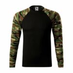 Langärmliges T-Shirt im Camouflage-Look 166 BROWN
