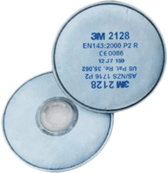 3M™ 2128 P2 Partikelfilter, 2 Stück pro Packung