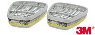 3M™ 6057 ABE1 Gas- und Dampffilter, 2 Stück pro Packung