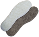 Schuh-Einlegesohlen aus Wolle