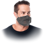 Hygienemasken 100 Stück FACE, schwarz