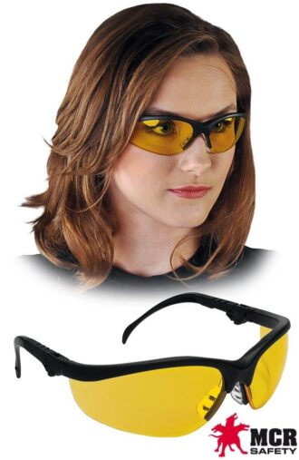 KLONDIKE PLUS YELLOW Schutzbrille mit Antibeschlagbeschichtung