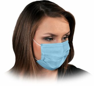 LOOP-Hygienemasken, blau, 10er-Packung
