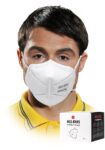 Weiße KN95-Hygienemaske aus Polypropylen, 5-lagig, 20 Stück