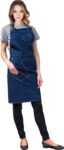 Kellner-Latzschürze aus Jeansstoff FORTE 90 x 88 cm, mit Halsband