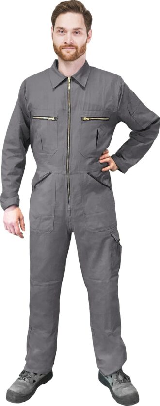 Tuta da lavoro in cotone DELUX GREY