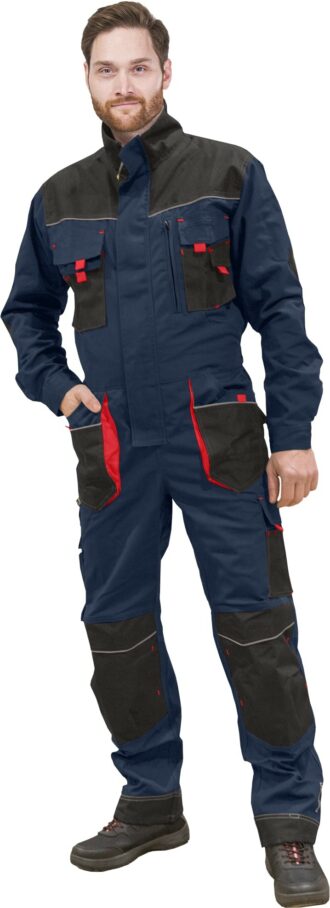 Tuta da lavoro PROFI NAVY RED 2.0