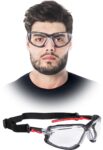 Klare Schutzbrille VERMONT CLEAR FT mit Gummiband