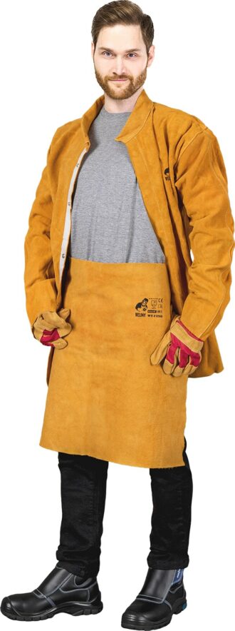 WELD-Leder-Schweißerschürze bis zur Taille