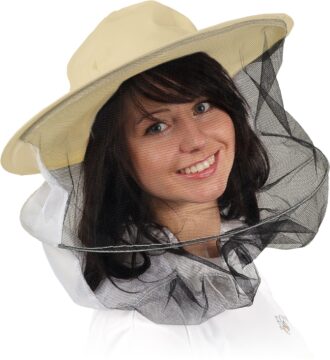 Imker-Schutzhut mit Gummiband unter dem Hals BEE 61