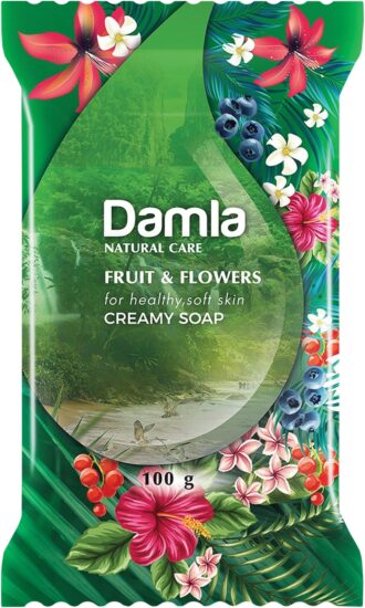 Feste feuchtigkeitsspendende Seife DAMLA OK 100 g FLOWER
