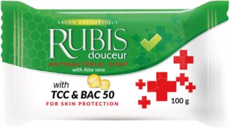 Antibakterielle Seife in fester Form RUBIS 100 g