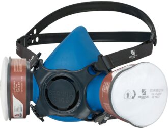 Halbmasken-Set mit Filtern A2 P3 R SECURA 3100 CHEMIK