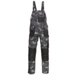 Arbeitshose mit Hosenträgern im Camouflage-Design FORCE CAMU