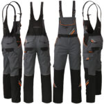 Arbeitsoverall mit Hosenträgern PRO GREY DUAL