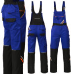 Arbeitsoverall mit Hosenträgern PRO BLUE DUAL