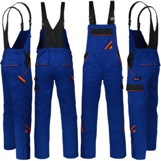 Arbeitsoverall mit Hosenträgern PRO BLUE