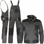 Arbeitsanzug mit Hosenträgern FORCE GREY