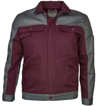 Giacca da lavoro DELUX BURGUNDY