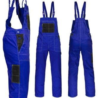Tuta da lavoro con bretelle SMART BLUE