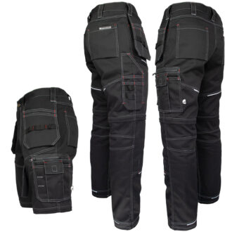 Pantaloni da lavoro multifunzionali 2 in 1 HARDER BLACK 2.0