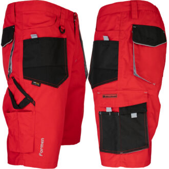 Pantaloncini da lavoro PROFI COOL RED 2.0