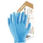 OGRIFOX Einweg-Nitrilhandschuhe, 100 Stück, puderfrei