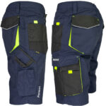 Arbeitsshorts PROFI NAVY GELB 2.0