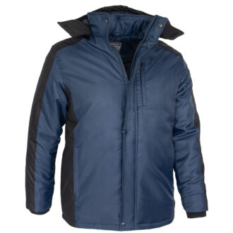Giacca da lavoro invernale con cappuccio BALTIC NAVY