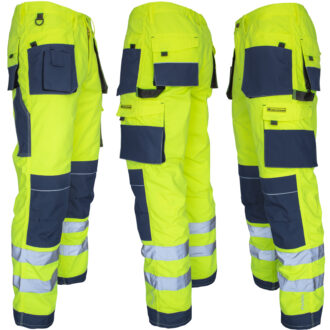 Tuta da lavoro riflettente alla vita PROFI HIVIS NAVY