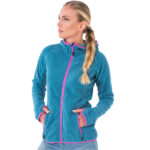 BUG Damen-Fleece-Kapuzenpullover