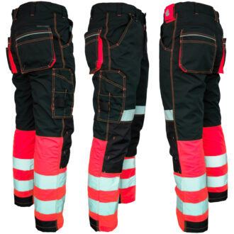 Reflektierende Arbeitshose THORVIS RED