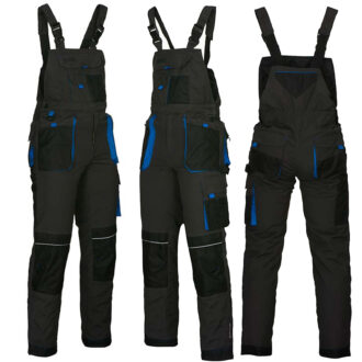 Tuta invernale con bretelle PROFI DARK SKY