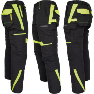 Pantaloni da lavoro invernali a vita alta TANZO FLUO