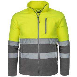 Fleece-Arbeitssweatshirt PROFI HIVIS GREY