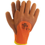 TASMAN WIN ORANGE – imprägnierte Winter-Arbeitshandschuhe