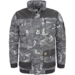 FORCE CAMU Winter-Arbeitsjacke im Camouflage-Design