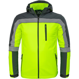 Giacca da lavoro in softshell PIROL con elementi riflettenti