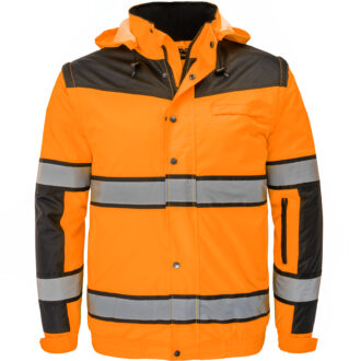 Giacca invernale riflettente 2 in 1 MILE ORANGE
