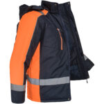 Reflektierende Winterjacke ASKER ORANGE
