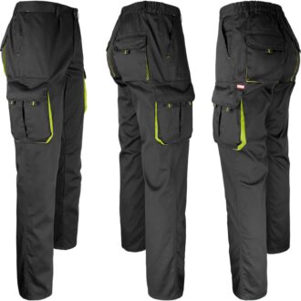 Tuta da lavoro da donna con elastan FRAULAND BLACK