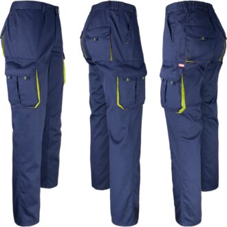 Damen-Arbeitsoveralls mit Elasthan von FRAULAND NAVY
