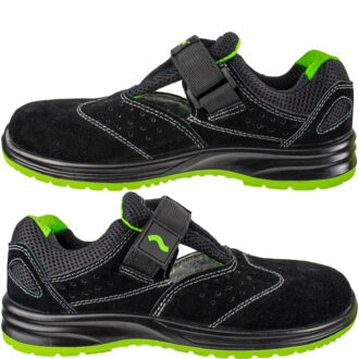 Arbeits- und Sicherheitssandalen STORK SAN LIME S1