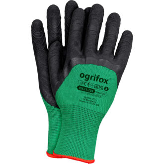 Guanti da lavoro imbevuti di lattice FOAM OX GREEN