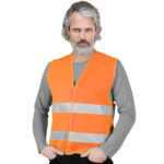 Reflektierende Arbeitsweste LUMI ORANGE